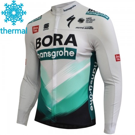 Radtrikot 2021 BORA-hansgrohe Winter Thermal Fleece N001